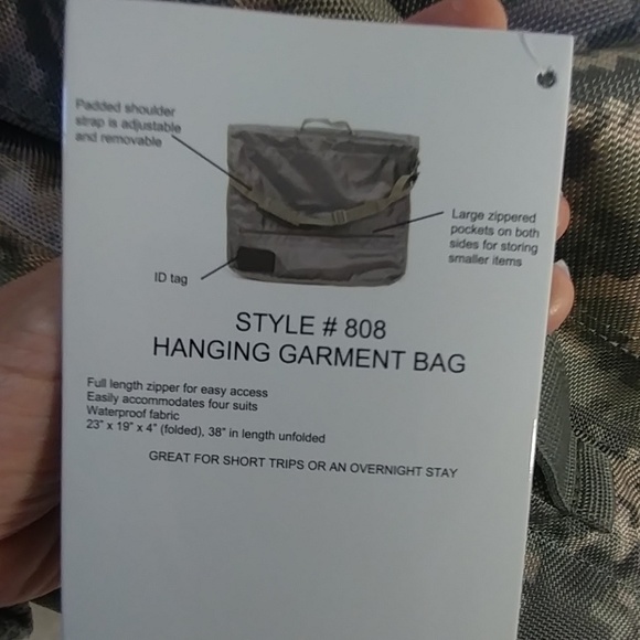 Flying Circle Bags Hanging Garment Digital Camo - Picture 6 of 8